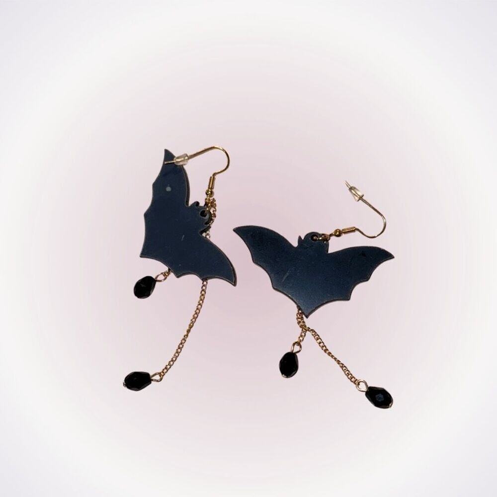 Bats Drop Earrings | Sz OS